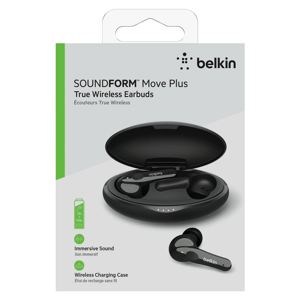 Belkin - Headphones - Para Cellular phone / Para Tablet - Wireless - Soundform Move Plus