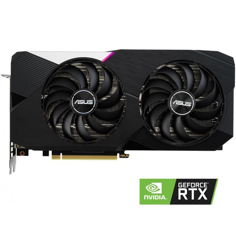 ASUS - DUAL-RTX3060TI-O8G-V2 - PCI Express 4.0 - NVIDIA - NVIDIA GeForce RTX 3060 Ti - 8 GB - GDDR6 SDRAM