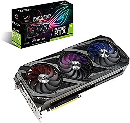 ASUS - ROG-STRIX-RTX3070-O8G-V2-GAMING - PCI Express 4.0 - NVIDIA - NVIDIA GeForce RTX 3070 - 8 GB - GDDR6 SDRAM