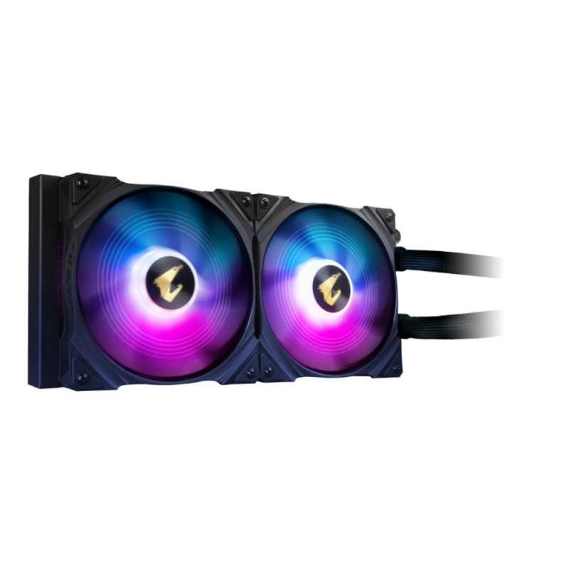 AORUS WATERFORCE X 280 - Liquid cooling system kit - LGA1200 Socket / LGA1366 Socket / LGA2011 Socket / LGA2011-3 Socket / LGA2066 Socket - Aluminum and copper