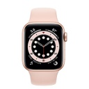 Apple - Smart watch - Bluetooth - 32 GB - Aluminum silver - Series 6 GPS 40mm