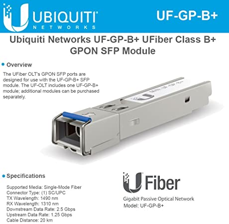 UF-GP-B+SFP-GPON SFP de UFiber ™ OLT