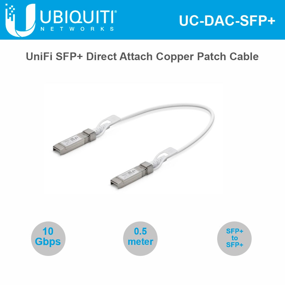 UC-DAC-SFP+Cable de cobre de conexión directa, SFP +, 10 Gbps, 0,5 metros