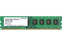 PSD38G1600L2 - Patriot PSD38G1600L2S - Memoria DDR3 (1,35 V, 8 GB, 1600 MHz, PC3-12800 CL11)