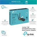 ARCHER T4E - Adaptador Inalámbrico PCI Express Banda Dual AC AC1200