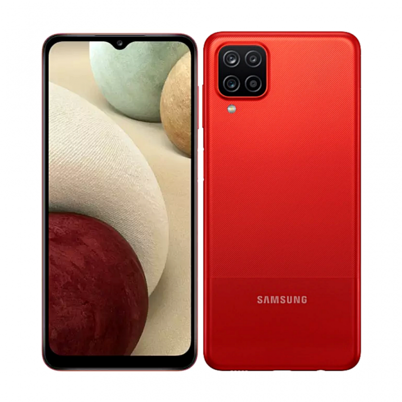Samsung Galaxy A12 - Smartphone - 4G - Android - 64 GB - Brilliant red - Touch - 4GB