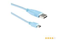Cisco Blue USB Console Cable, 6ft, Compatible, CAB-Console-USB, Lifetime Wty