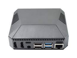 Argon ONE Raspberry Pi 4 Case and Raspberry Pi 4 4GB Kit | Aluminum Heatsink with Cooling Fan | Includes: HDMI Cable, Power Supply, and Noobs | Power