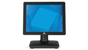 E931524  EloPOS System, 15-inch 4:3, Win10, Celeron, 4GB RAM, 128SSD, Projected Capacitive 10-touch, Zero-Bezel, Antiglare, Black, with I/O Hub Stand