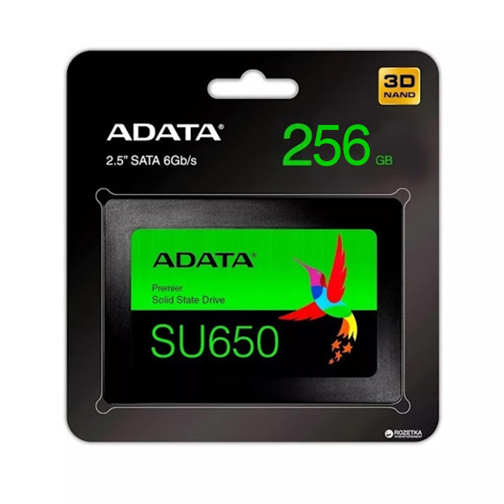 ADATA Ultimate SU650 - Unidad en estado sólido - 256 GB - interno - 2.5" - SATA 6Gb/s