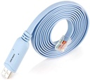 OIKWAN Cable de consola, cable de consola USB, cable de consola USB a RJ45 con chip FTDI, compatible con Cisco, Huawei, HP, Arista, Opengear, Aruba, enebro, enebro routeres/interruptores para portátiles en Windows, Mac, Linux