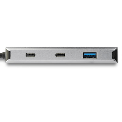 HB31C2A2CB StarTech.com 4 Port USB C Hub - 2x USB A & 2x USB-C SuperSpeed 10Gbps - USB Bus Powered Type-C 3.2 Gen 2 Adapter Hub - 9.8" (25cm) Cable (HB31C2A2CB) - Hub - 2 x USB-C + 2 x USB 3.1 Gen 2 - sobremesa - para P/N: PEXUSB321C