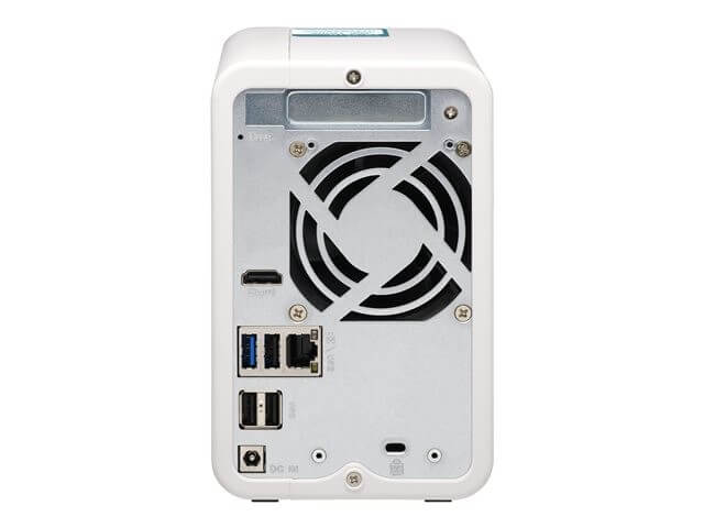 TS-251D-2G-US QNAP TS-251D - Servidor NAS - 2 compartimentos - SATA 6Gb/s - RAID 0, 1, JBOD - RAM 2 GB - Gigabit Ethernet - iSCSI support