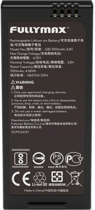 cp-pt-00000213-03 capacidad de 1100 mAh