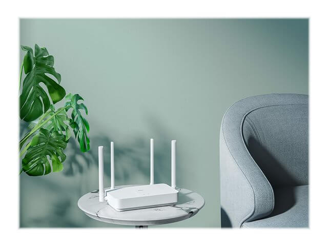 Xiaomi MI Router AX1800 - Enrutador inalámbrico - conmutador de 3 puertos - GigE, 802.11ax - 802.11a/b/g/n/ac/ax - Doble banda