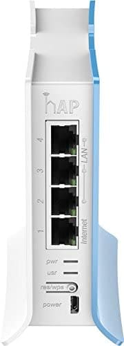 MikroTik RouterBOARD hAP-Lite RB941-2nD - Wireless router - 4-port switch - 802.11b/g/n - 2.4 GHz