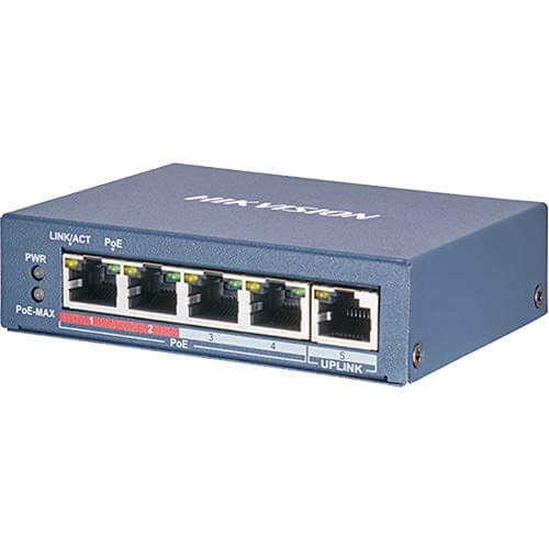 Hikvision - Switch - 4 - 100M Unmanaged