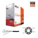 Nexxt Solutions Infrastructure - Bulk cable - UTP - 100 m - RJ-45 a  - Gray - Cat5e 4P CM 100m