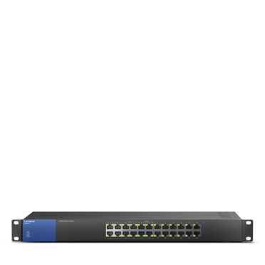 Linksys - Switch - Gigabit PoE - 24 - Desktop