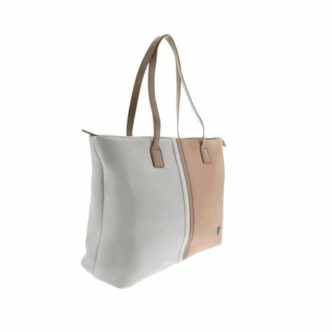 klb-461bg-klip Bolso para mujer Beige y blanco