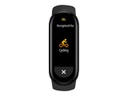 Xiaomi Mi Smart Band 6 - Rastreador de actividad con banda - TPU - negro - tamaño de la muñeca: 155-219 mm - pantalla luminosa 1.56" - Bluetooth - 12.8 g