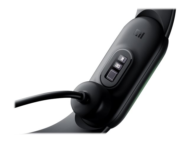 Xiaomi Mi Smart Band 6 - Rastreador de actividad con banda - TPU - negro - tamaño de la muñeca: 155-219 mm - pantalla luminosa 1.56" - Bluetooth - 12.8 g