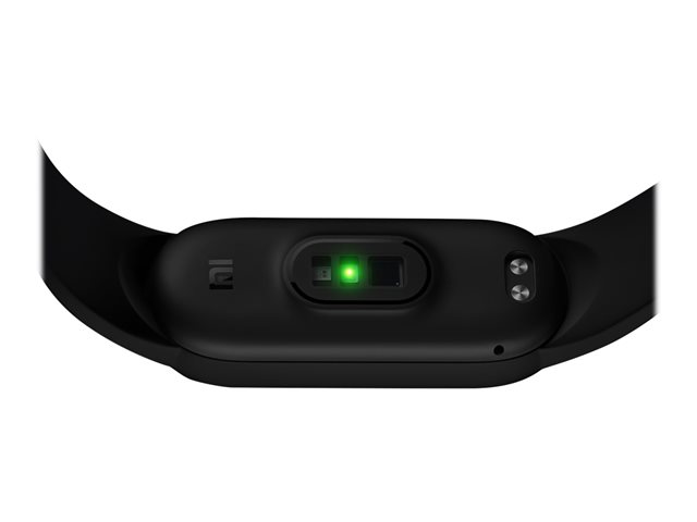 Xiaomi Mi Smart Band 6 - Rastreador de actividad con banda - TPU - negro - tamaño de la muñeca: 155-219 mm - pantalla luminosa 1.56" - Bluetooth - 12.8 g