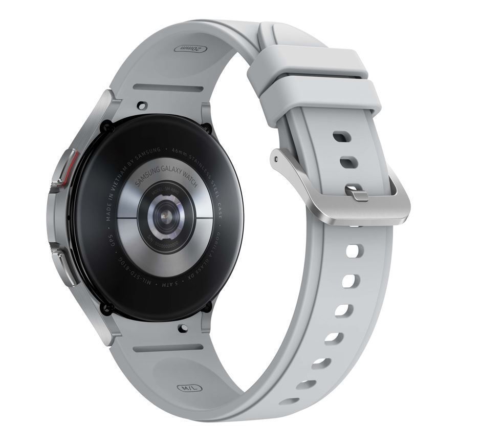 Samsung Galaxy Watch 4 Classic - Reloj inteligente - Bluetooth - Plata