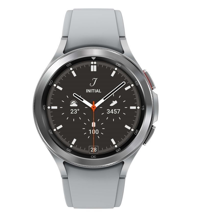 Samsung Galaxy Watch 4 Classic - Reloj inteligente - Bluetooth - Plata