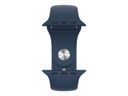 Apple Watch Series 7 (GPS) - 45 mm - aluminio azul - reloj inteligente con pulsera deportiva - fluoroelastómero - azul abismo - tamaño de la banda: Regular - 32 GB - Wi-Fi, Bluetooth - 38.8 g
