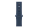 Apple Watch Series 7 (GPS) - 45 mm - aluminio azul - reloj inteligente con pulsera deportiva - fluoroelastómero - azul abismo - tamaño de la banda: Regular - 32 GB - Wi-Fi, Bluetooth - 38.8 g