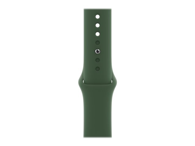 Apple Watch Series 7 (GPS) - 45 mm - green aluminum - reloj inteligente con pulsera deportiva - fluoroelastómero - clover - tamaño de la banda: Regular - 32 GB - Wi-Fi, Bluetooth - 38.8 g