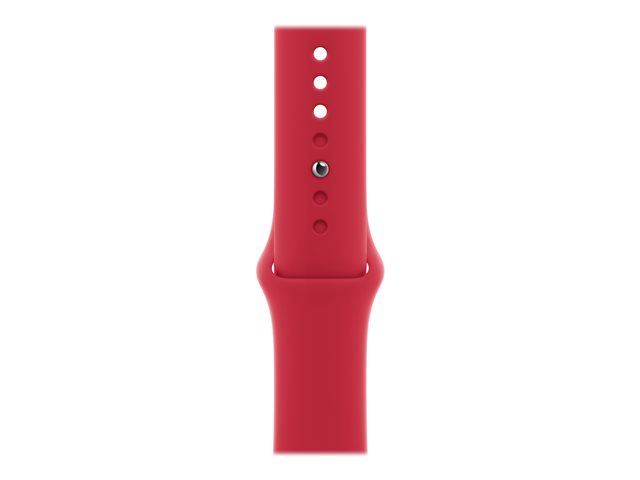 Apple Watch Series 7 (GPS) - (PRODUCT) RED - 45 mm - aluminio rojo - reloj inteligente con pulsera deportiva - fluoroelastómero - rojo - tamaño de la banda: Regular - 32 GB - Wi-Fi, Bluetooth - 38.8 g