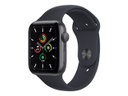 Apple Watch SE (GPS) - 44 mm - aluminio gris espacial - reloj inteligente con pulsera deportiva - fluoroelastómero - medianoche - tamaño de la banda: Regular - 32 GB - Wi-Fi, Bluetooth - 36.2 g