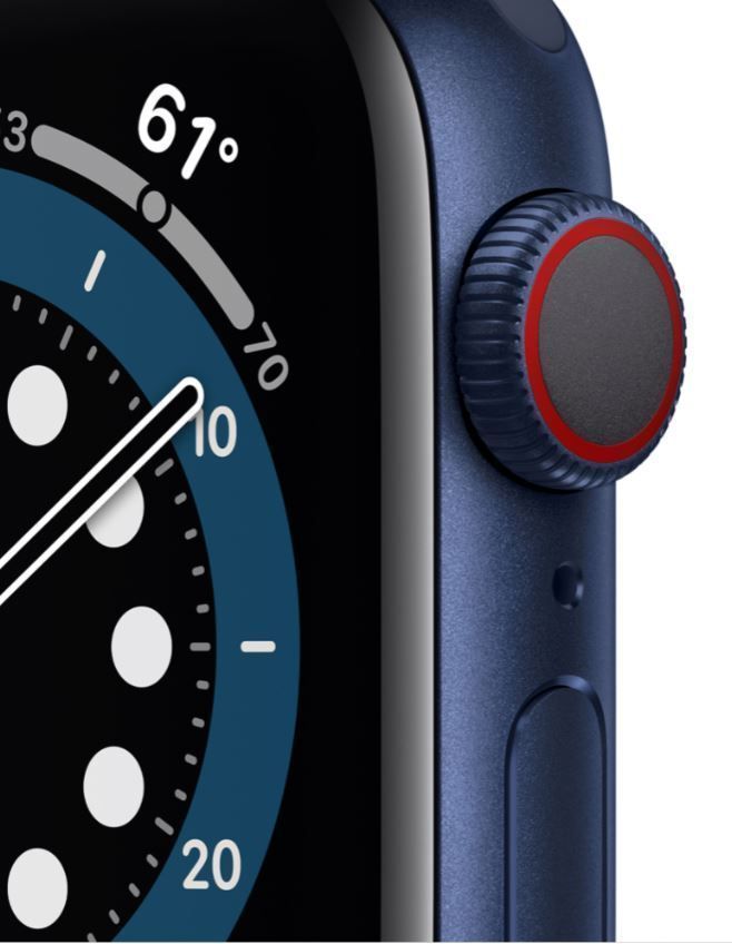 Apple Watch SE (GPS) - 44 mm - aluminio plateado - reloj inteligente con pulsera deportiva - fluoroelastómero - azul abismo - tamaño de la banda: Regular - 32 GB - Wi-Fi, Bluetooth - 36.2 g