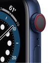 Apple Watch SE (GPS) - 44 mm - aluminio plateado - reloj inteligente con pulsera deportiva - fluoroelastómero - azul abismo - tamaño de la banda: Regular - 32 GB - Wi-Fi, Bluetooth - 36.2 g