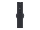 Apple Watch Series 7 (GPS) - 41 mm - midnight aluminum - reloj inteligente con pulsera deportiva - fluoroelastómero - medianoche - tamaño de la banda: Regular - 32 GB - Wi-Fi, Bluetooth - 32 g