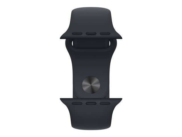 Apple Watch Series 7 (GPS) - 41 mm - midnight aluminum - reloj inteligente con pulsera deportiva - fluoroelastómero - medianoche - tamaño de la banda: Regular - 32 GB - Wi-Fi, Bluetooth - 32 g