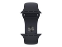 Apple Watch Series 7 (GPS) - 41 mm - midnight aluminum - reloj inteligente con pulsera deportiva - fluoroelastómero - medianoche - tamaño de la banda: Regular - 32 GB - Wi-Fi, Bluetooth - 32 g