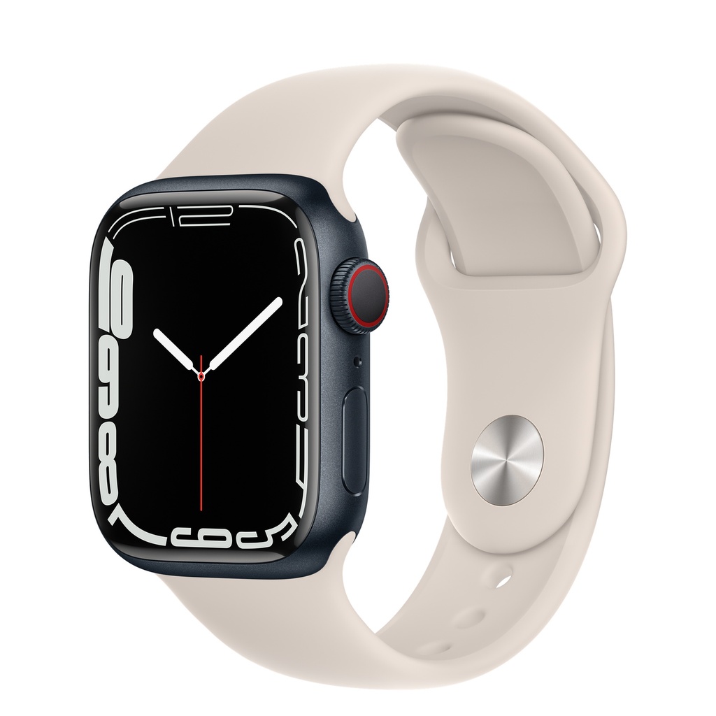 Apple Watch Series 7 GPS - Smart watch - Starlight - MKMY3LZ/A