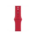 Apple Watch Series 7 (GPS) - (PRODUCT) RED - 41 mm - aluminio rojo - reloj inteligente con pulsera deportiva - fluoroelastómero - rojo - tamaño de la banda: Regular - 32 GB - Wi-Fi, Bluetooth - 32 g