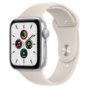 Apple Watch - Smart watch - Silver aluminum - SE GPS 44mm Case wit