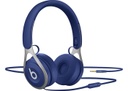 Beats EP - Auriculares con diadema con micro - en oreja - cableado - conector de 3,5 mm - azul - para iPad mini; iPad mini 2; 4; iPad Pro de 12; 9,7"; iPad with Retina display; iPhone 6s, SE (ML9D2LL/A)