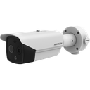 Hikvision DeepinView Thermal & Optical Network Bullet Camera DS-2TD2617-10/PA - Cámara de videovigilancia de red/térmica - color (Día y noche) - 2688 x 1520 (óptico) / 160 x 120 (térmico) - focal fijado - audio - compuesto - LAN 10/100 - MJPEG, H.264, H.265 - CC 12 V/PoE Clase 3