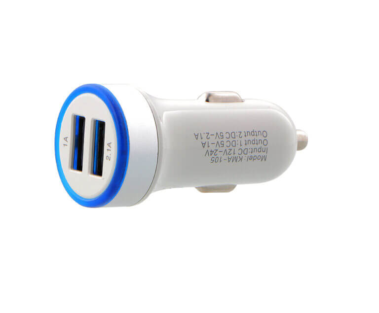 Klip Xtreme - Battery charger - car - Dual USB-3.1A (KMA-105)