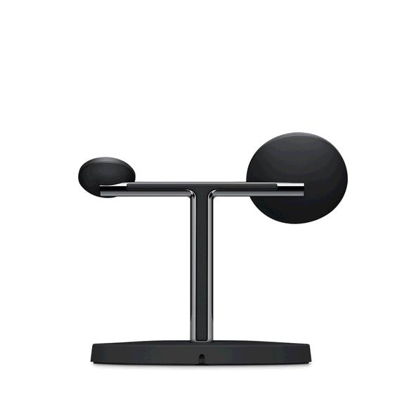 Belkin MagSafe WIA004btBK - Wireless charging stand - Lithium - Black - Para Universal (WIA004btBK)