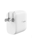 Belkin WCB006DQWH - Wall Charger - Lithium - White - Para Universal - Dual Port USB-C (WCB006DQWH)