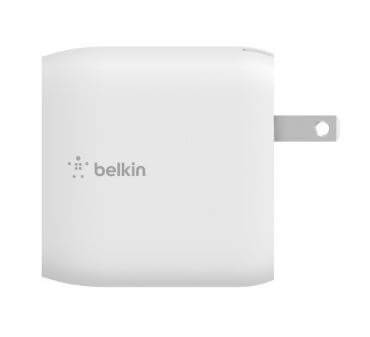 (WCB006DQWH) Belkin WCB006DQWH - Wall Charger - Lithium - White - Para Universal - Dual Port USB-C