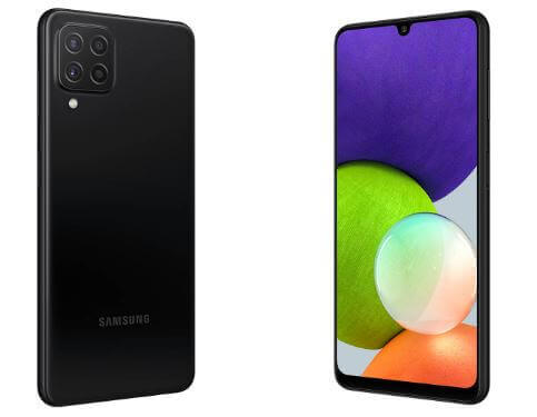Samsung Galaxy A22 - 4G - Android - 128 GB - Black - Touch - 4GB (SM-A225MZKGGTO)
