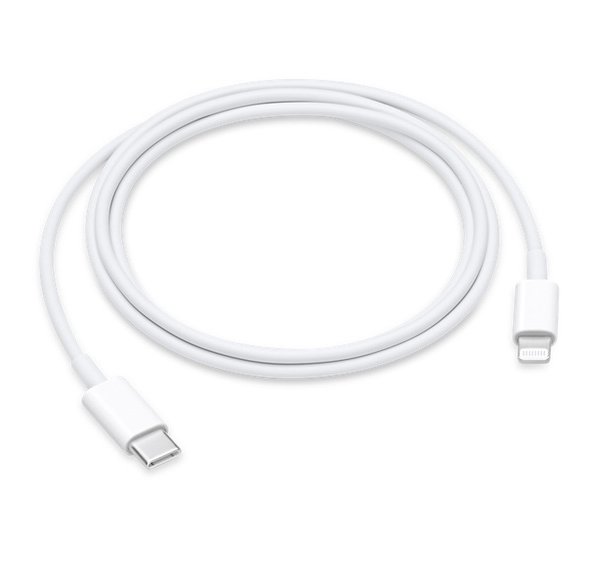 Apple - Charge/Sync cable - USB-C-Lightning 1m